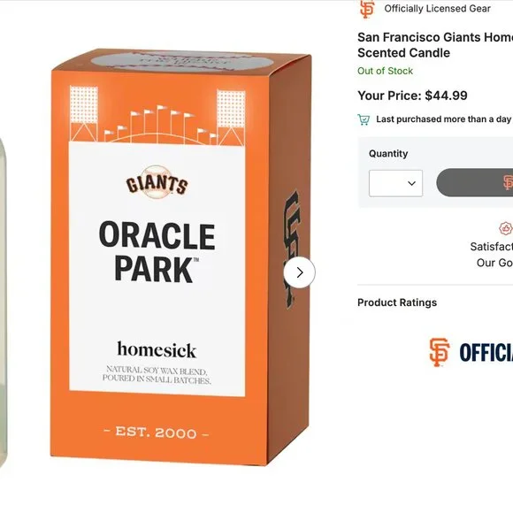 Oracle Park Candle - Picture 2 of 2